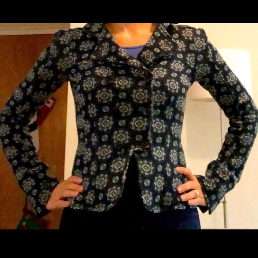 DVF Great Condition Vintage Print Jacket